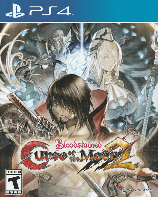 Bloodstained: Curse of the Moon Chronicles box art for Playstation 4